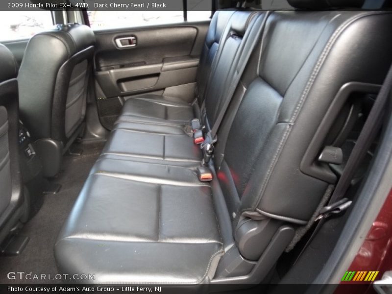 Dark Cherry Pearl / Black 2009 Honda Pilot EX-L 4WD