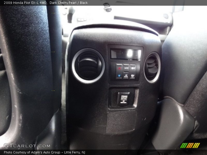 Dark Cherry Pearl / Black 2009 Honda Pilot EX-L 4WD