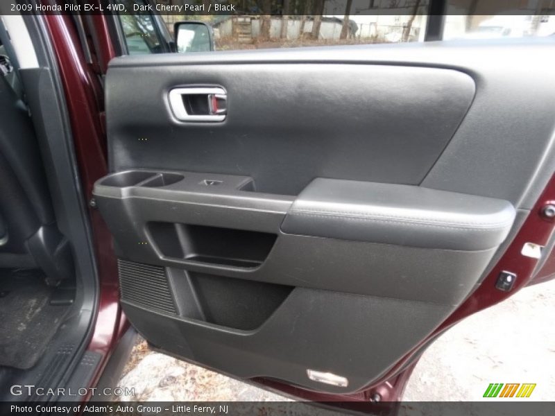Dark Cherry Pearl / Black 2009 Honda Pilot EX-L 4WD