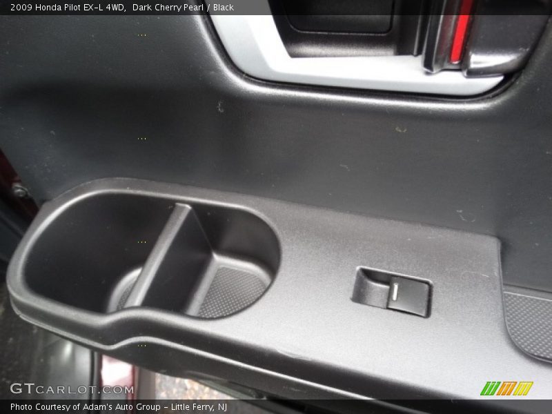 Dark Cherry Pearl / Black 2009 Honda Pilot EX-L 4WD