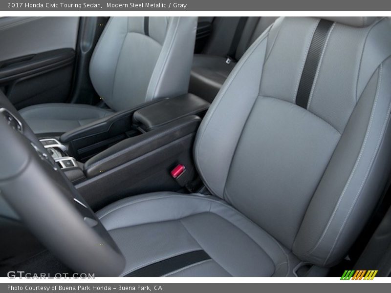 Front Seat of 2017 Civic Touring Sedan