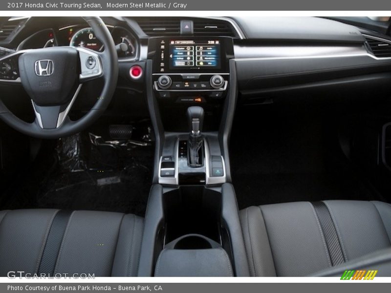 Dashboard of 2017 Civic Touring Sedan