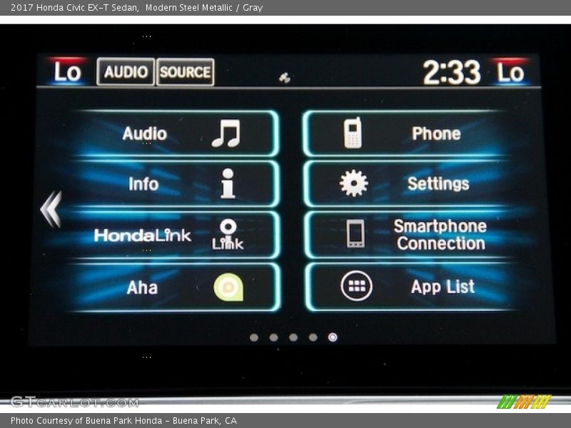 Modern Steel Metallic / Gray 2017 Honda Civic EX-T Sedan