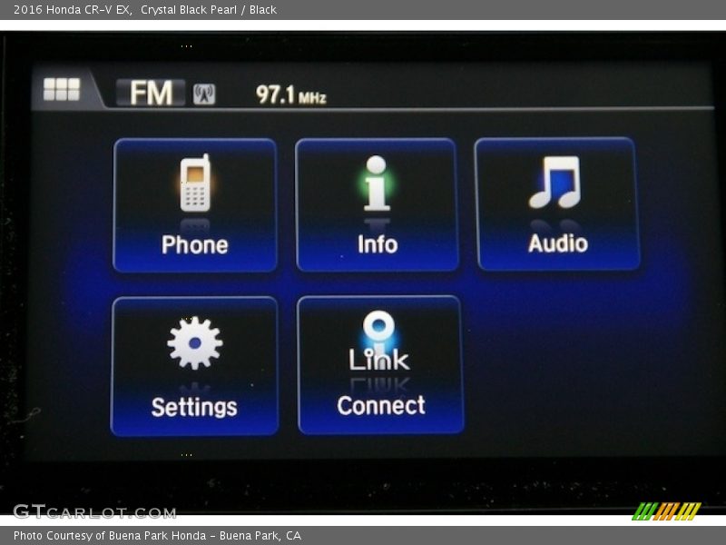 Crystal Black Pearl / Black 2016 Honda CR-V EX