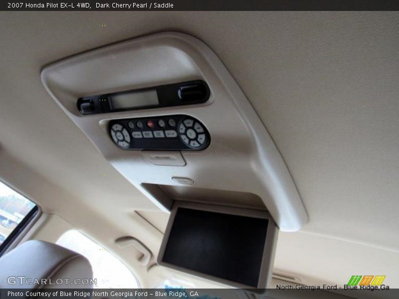 Dark Cherry Pearl / Saddle 2007 Honda Pilot EX-L 4WD