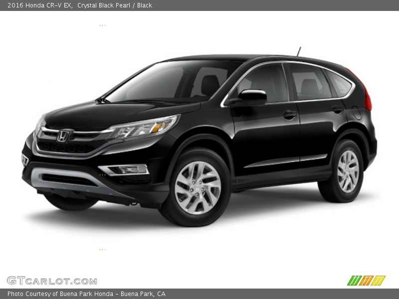 Crystal Black Pearl / Black 2016 Honda CR-V EX