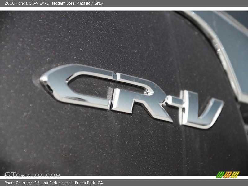 Modern Steel Metallic / Gray 2016 Honda CR-V EX-L