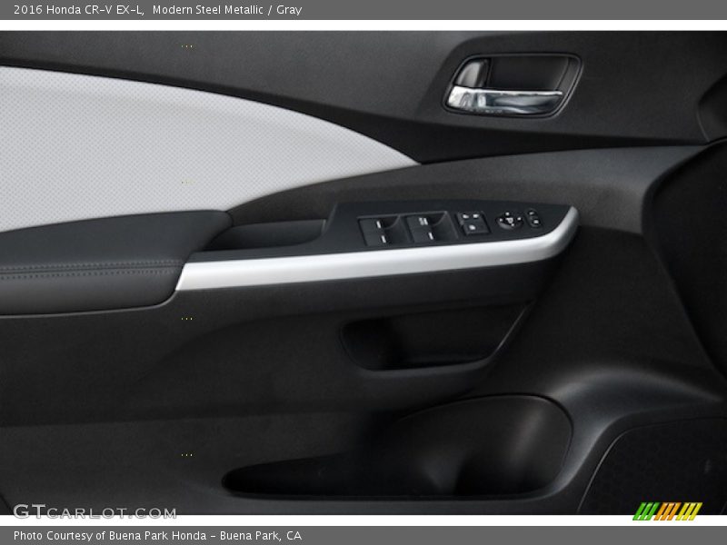 Modern Steel Metallic / Gray 2016 Honda CR-V EX-L