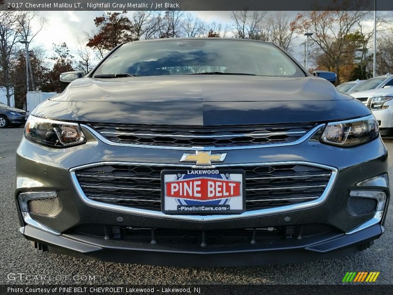 Nightfall Gray Metallic / Jet Black 2017 Chevrolet Malibu LT