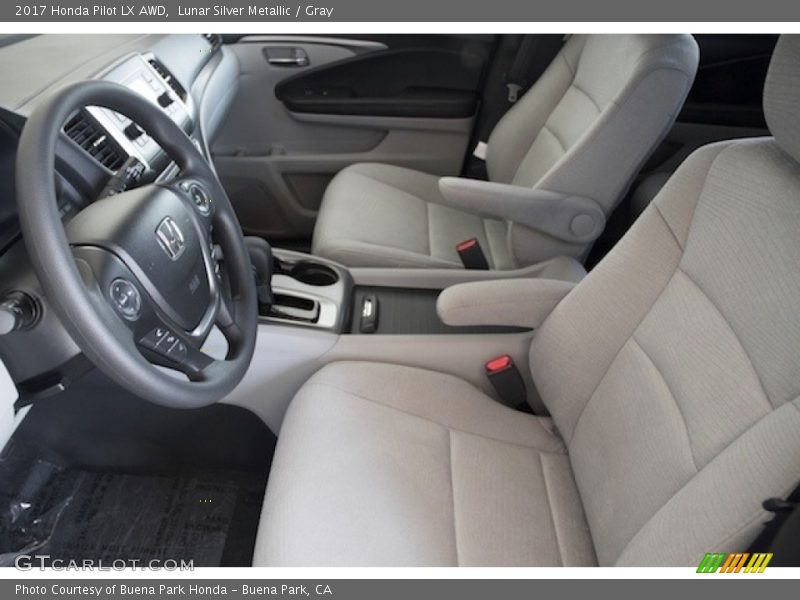  2017 Pilot LX AWD Gray Interior