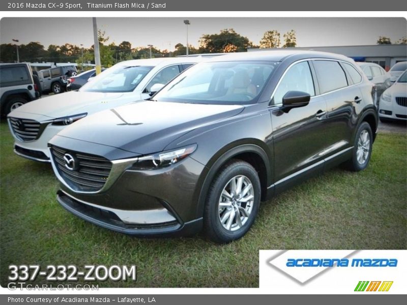 Titanium Flash Mica / Sand 2016 Mazda CX-9 Sport