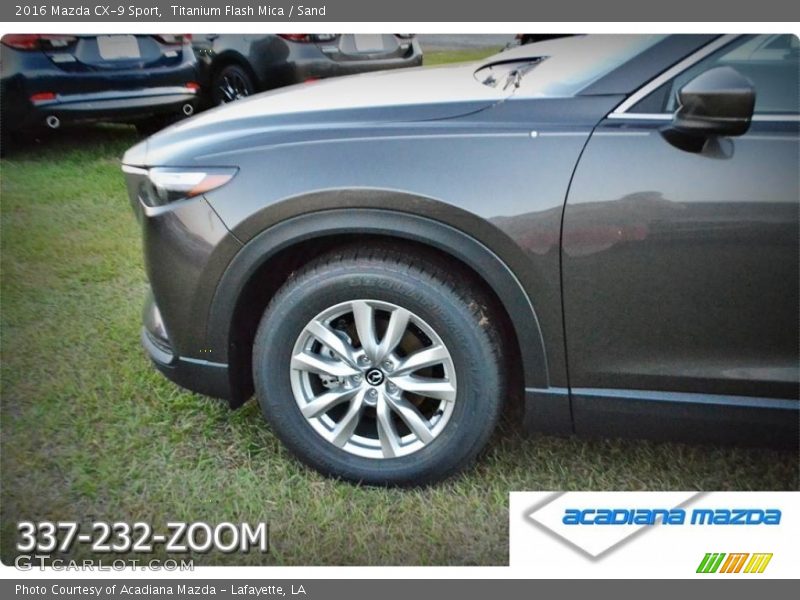 Titanium Flash Mica / Sand 2016 Mazda CX-9 Sport