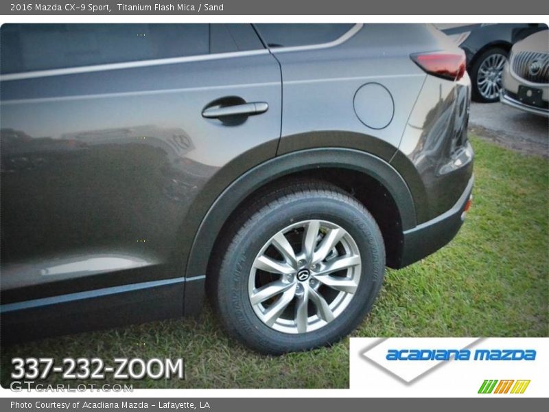 Titanium Flash Mica / Sand 2016 Mazda CX-9 Sport