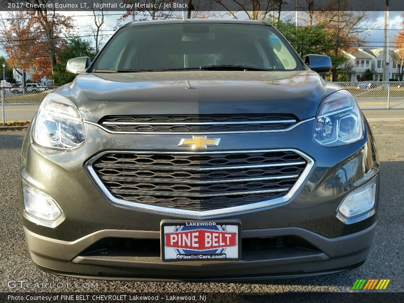 Nightfall Gray Metallic / Jet Black 2017 Chevrolet Equinox LT