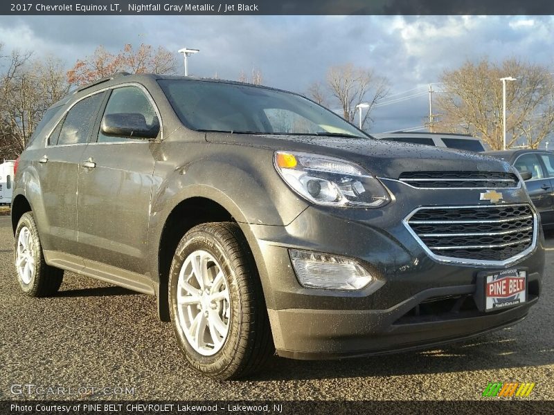 Nightfall Gray Metallic / Jet Black 2017 Chevrolet Equinox LT