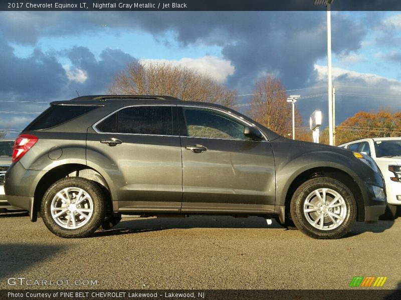 Nightfall Gray Metallic / Jet Black 2017 Chevrolet Equinox LT