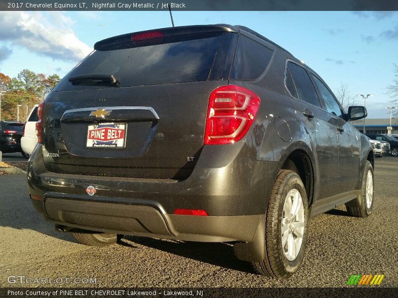 Nightfall Gray Metallic / Jet Black 2017 Chevrolet Equinox LT