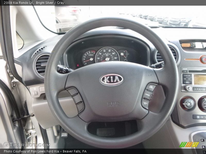 Bright Silver / Gray 2009 Kia Rondo LX