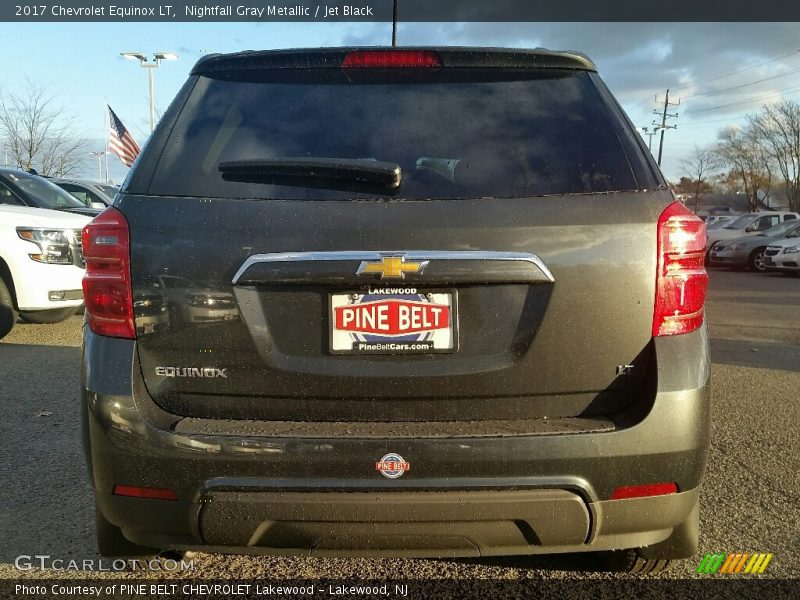 Nightfall Gray Metallic / Jet Black 2017 Chevrolet Equinox LT
