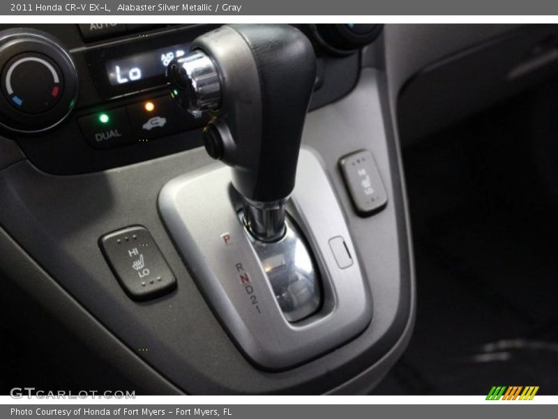 Alabaster Silver Metallic / Gray 2011 Honda CR-V EX-L