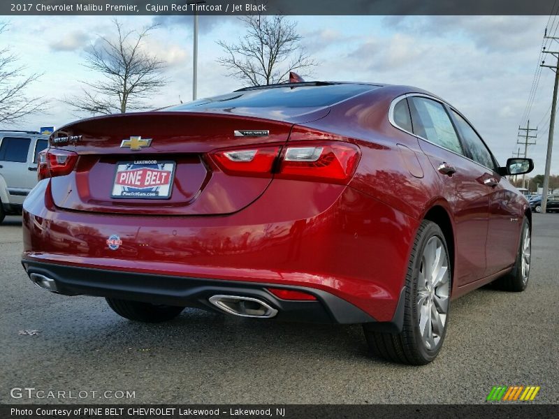 Cajun Red Tintcoat / Jet Black 2017 Chevrolet Malibu Premier