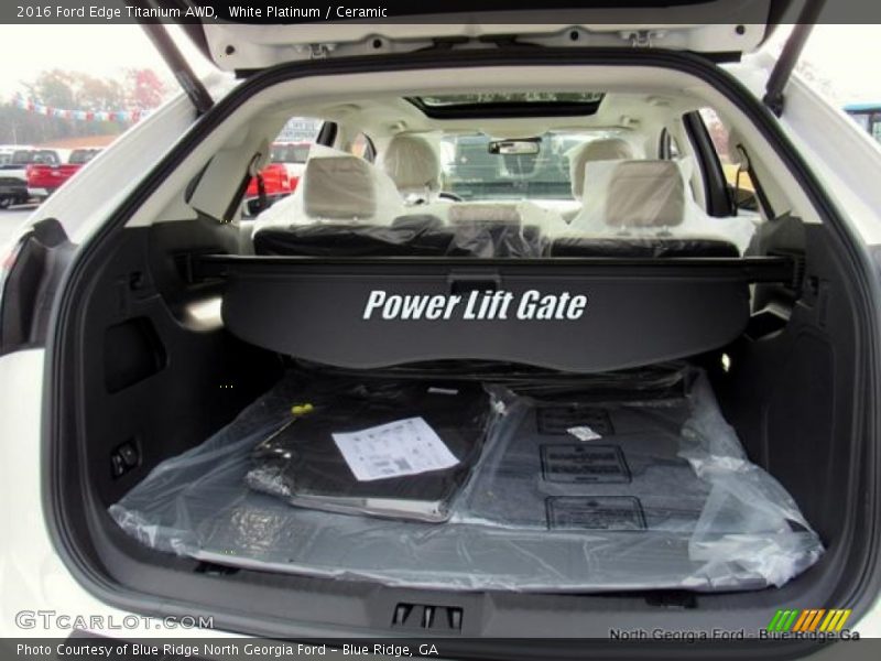 White Platinum / Ceramic 2016 Ford Edge Titanium AWD