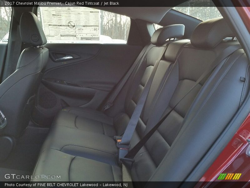 Rear Seat of 2017 Malibu Premier