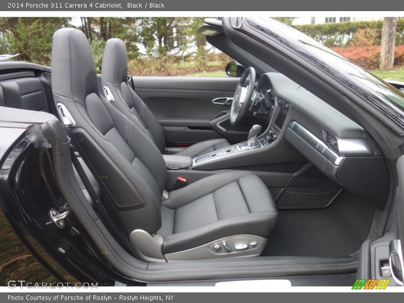 Black / Black 2014 Porsche 911 Carrera 4 Cabriolet