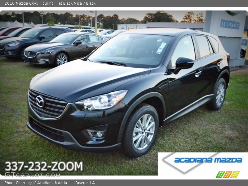 Jet Black Mica / Black 2016 Mazda CX-5 Touring