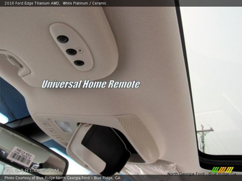 White Platinum / Ceramic 2016 Ford Edge Titanium AWD