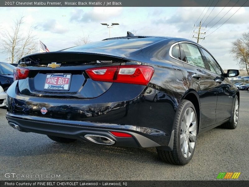 Mosaic Black Metallic / Jet Black 2017 Chevrolet Malibu Premier