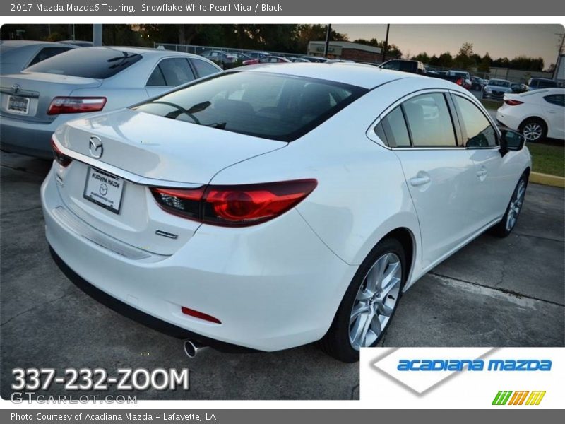 Snowflake White Pearl Mica / Black 2017 Mazda Mazda6 Touring