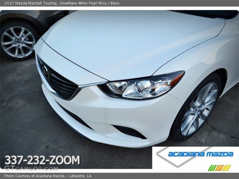 Snowflake White Pearl Mica / Black 2017 Mazda Mazda6 Touring