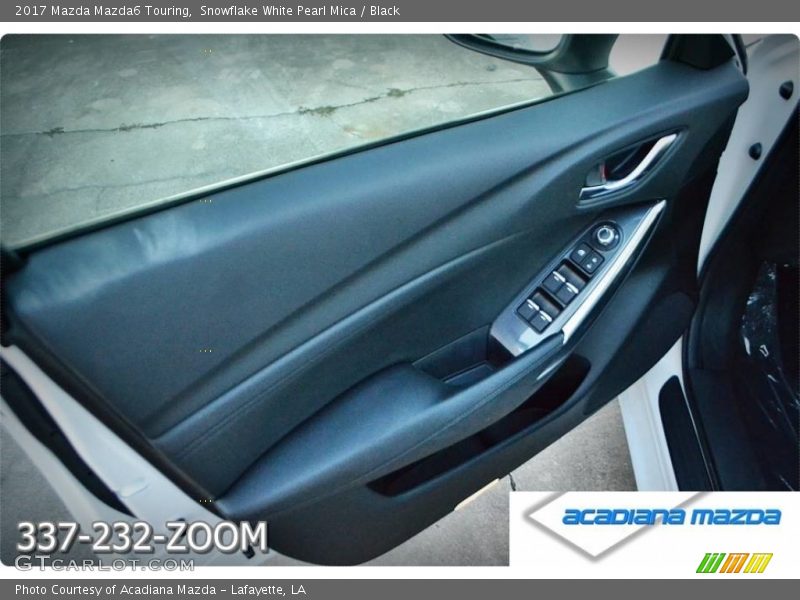 Snowflake White Pearl Mica / Black 2017 Mazda Mazda6 Touring
