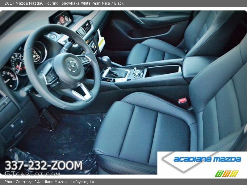 Snowflake White Pearl Mica / Black 2017 Mazda Mazda6 Touring