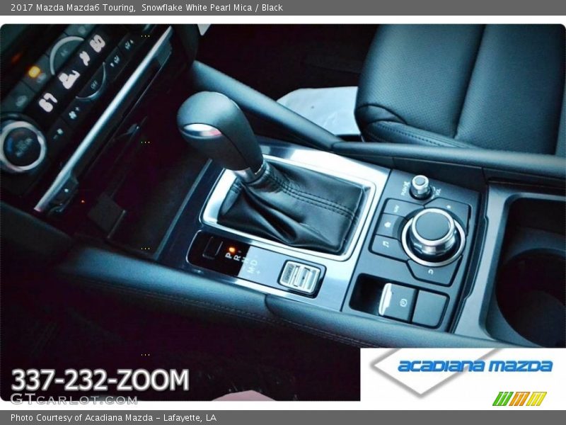 Snowflake White Pearl Mica / Black 2017 Mazda Mazda6 Touring