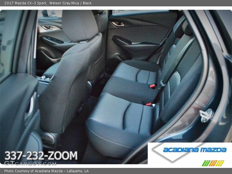 Meteor Gray Mica / Black 2017 Mazda CX-3 Sport