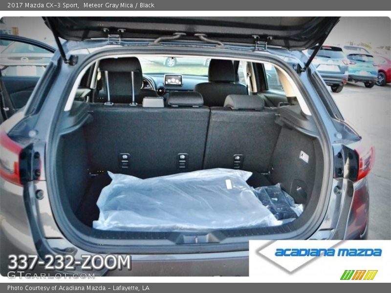 Meteor Gray Mica / Black 2017 Mazda CX-3 Sport