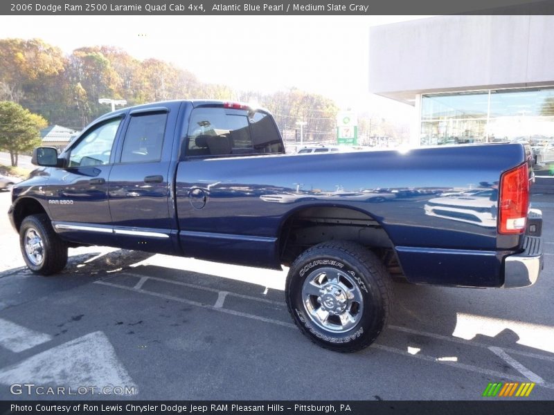 Atlantic Blue Pearl / Medium Slate Gray 2006 Dodge Ram 2500 Laramie Quad Cab 4x4