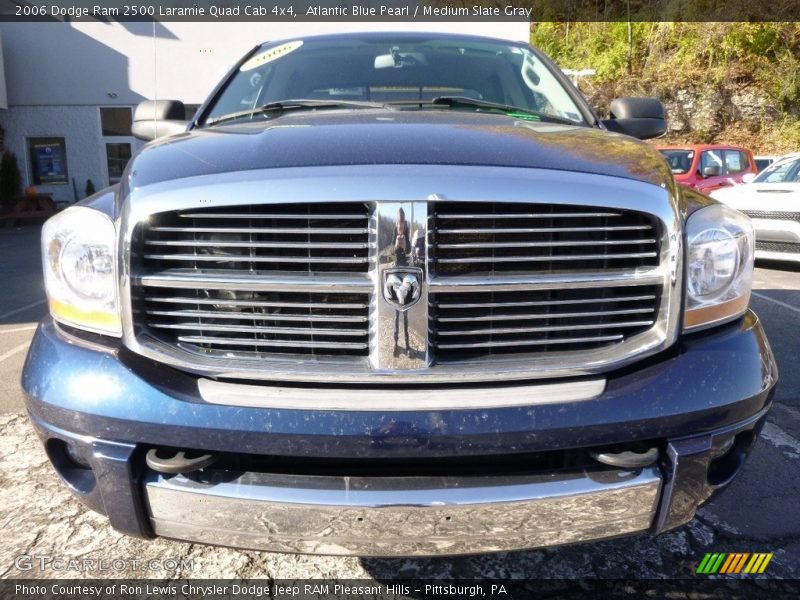 Atlantic Blue Pearl / Medium Slate Gray 2006 Dodge Ram 2500 Laramie Quad Cab 4x4