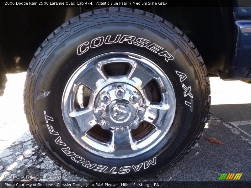 Atlantic Blue Pearl / Medium Slate Gray 2006 Dodge Ram 2500 Laramie Quad Cab 4x4