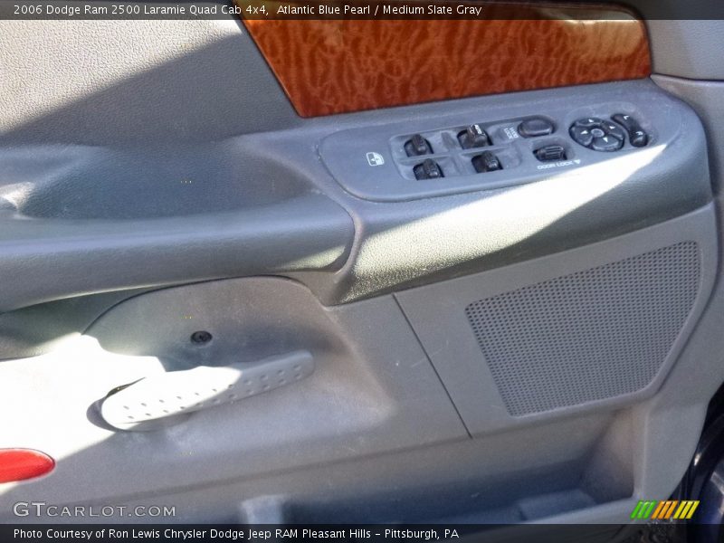 Atlantic Blue Pearl / Medium Slate Gray 2006 Dodge Ram 2500 Laramie Quad Cab 4x4