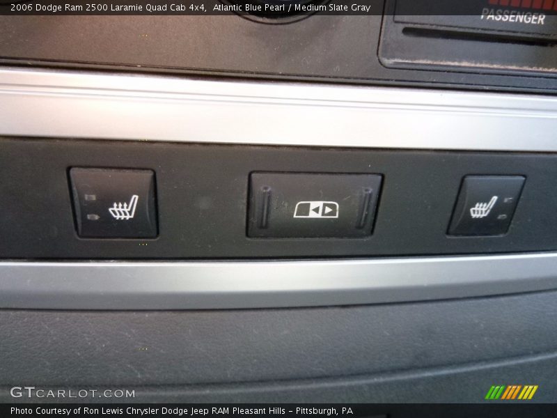 Atlantic Blue Pearl / Medium Slate Gray 2006 Dodge Ram 2500 Laramie Quad Cab 4x4