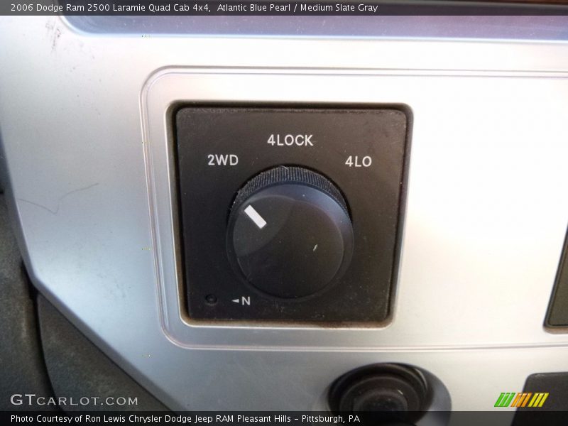 Atlantic Blue Pearl / Medium Slate Gray 2006 Dodge Ram 2500 Laramie Quad Cab 4x4