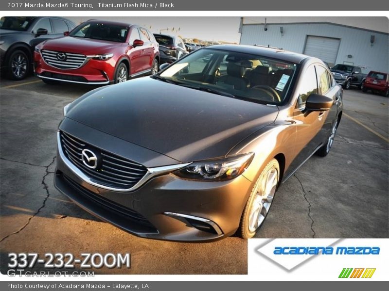 Titanium Flash Mica / Black 2017 Mazda Mazda6 Touring
