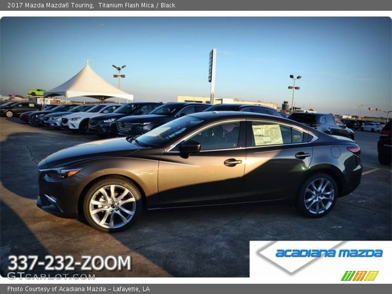 Titanium Flash Mica / Black 2017 Mazda Mazda6 Touring