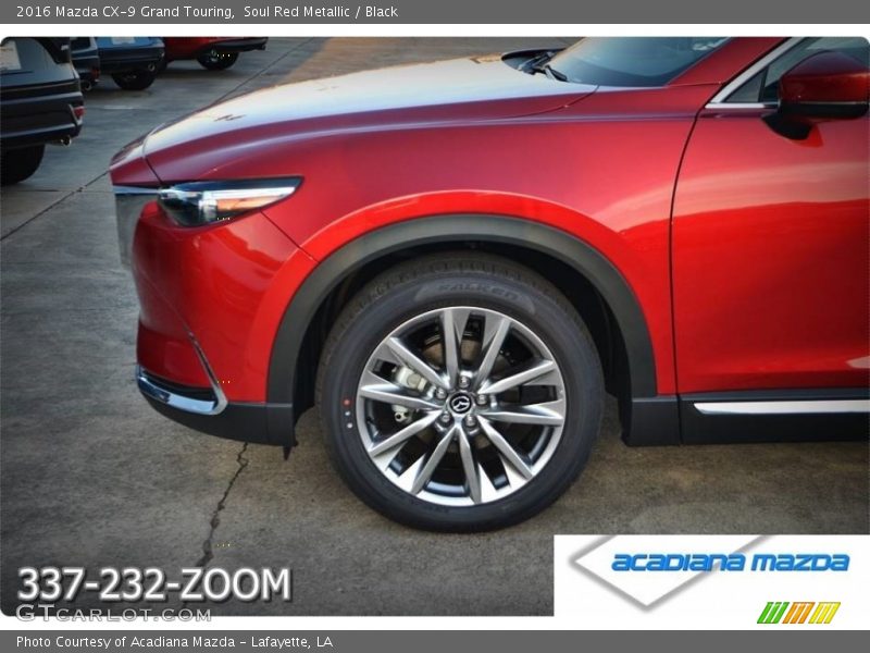 Soul Red Metallic / Black 2016 Mazda CX-9 Grand Touring