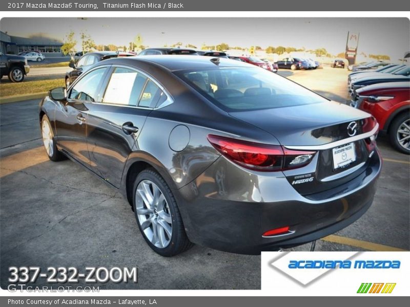 Titanium Flash Mica / Black 2017 Mazda Mazda6 Touring