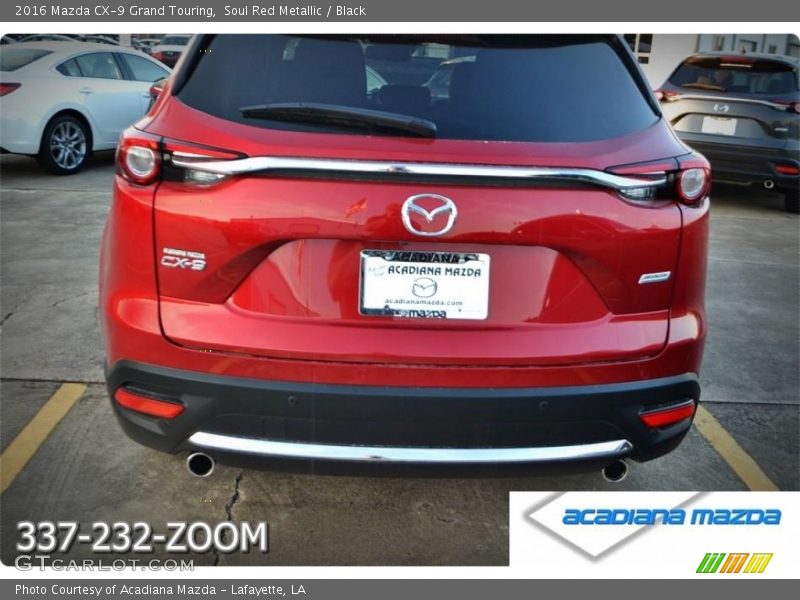 Soul Red Metallic / Black 2016 Mazda CX-9 Grand Touring