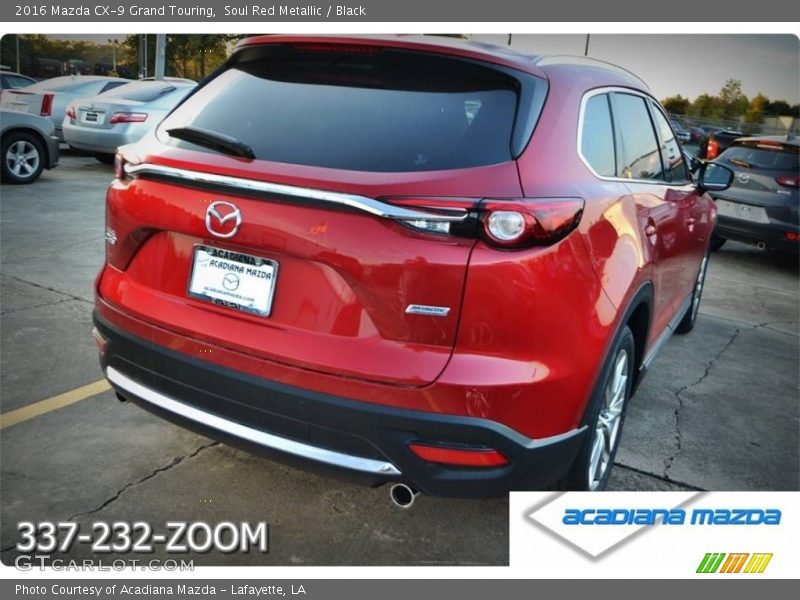 Soul Red Metallic / Black 2016 Mazda CX-9 Grand Touring